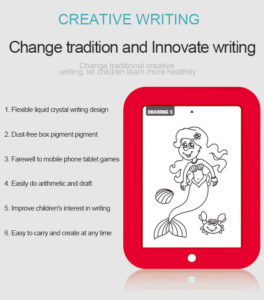 0496 Magic Pad (25.5x19.5 cm.) 3 Plumones Dobles+Borrador+Base Negra+30 Plantillas d/Ejercicios+Instructivo - Imagen 9