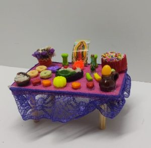 0432 *Mini Altar p/Día de Muertos* (14x9x10 cm.) INDIVIDUAL. - Imagen 2