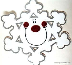 0112 *Copo de Nieve* (30 cm.) 4 Colores Diferentes. - Imagen 2