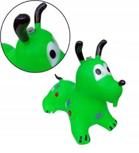 0446 *Perro Montable c/Luz y Sonido* (60x50 cm.) 5 Colores Diferentes. - Imagen 2