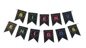 5217 *Bienvenidos c/Hilo* (11 Banderines de 14x20 cm.)