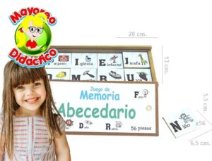 0167 *Memorama ABECEDARIO* (28x13.5 cm.) 56 Pcs. - Imagen 2