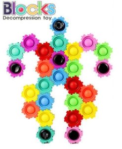 0452 *Blocks de Construcción Popit* (14.5x14 cm.) 6Pcs. - Imagen 2