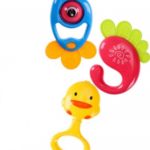 6484 *Sonajas Baby Rattles* (17x22 cm.) 3 Pcs.