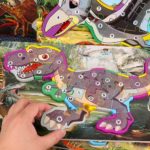 0457 *Rompecabezas d/Piezas GRUESAS Dinosaurios* (40x22.5 cm.) 7 Diferentes - Imagen 4