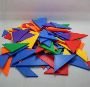 0820-8 *SÚPER TANGRAM PLÁSTICO e/Bolsa* (28x28 cm.) 50 Pcs. Aprox. - Imagen 2