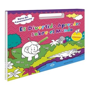 3407 *Es Divertido Aprender, Sobre el Mundo + Stickers* (39x29 cm.) 64 Pág.