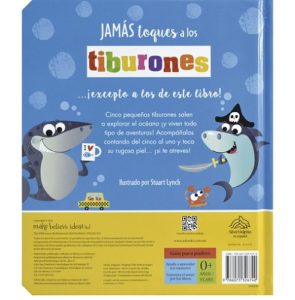 6740 *Nunca Toques a los Tiburones Libro c/5 TEXTURAS* (19x19 cm.) 10 Pág. - Imagen 3