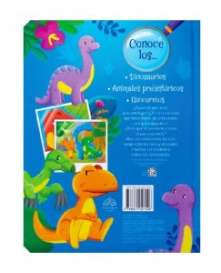 7426 *Conoce los Dinosaurios, Libro de Cartón c/Ventanas* (22x29 cm.) 14 Pág. - Imagen 2