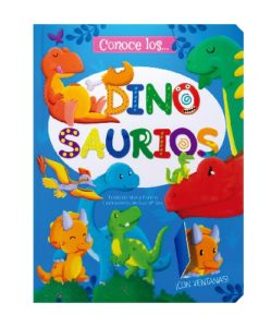 7426 *Conoce los Dinosaurios, Libro de Cartón c/Ventanas* (22x29 cm.) 14 Pág.