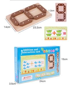 8424 *Tablero p/Formar Respuestas de Sumas y Restas* (24x15x3.5 cm.) 28 Pcs. - Imagen 7