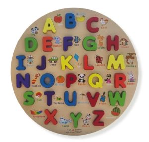 8534 *Rompecabezas Circular Abecedario por Asociación* (45 cm.)