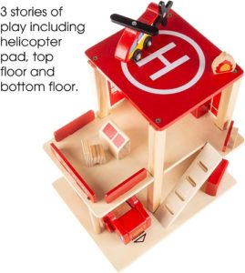 8654 *Estación de Bomberos de 3 Niveles* (27.3x33x21.59 cm.) +19 Accesorios. - Imagen 3