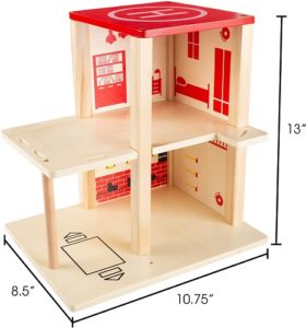 8654 *Estación de Bomberos de 3 Niveles* (27.3x33x21.59 cm.) +19 Accesorios. - Imagen 8