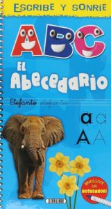 8664 *Escribe y Sonríe  ABC Libro Borrable* (16x30 cm.) 12 Pág. + Plumón.
