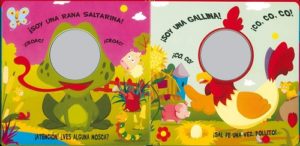 9760 *Libro d/Cartón & Espejo; Animales de la Granja* (22x22 cm.) 12 Pág. - Imagen 2