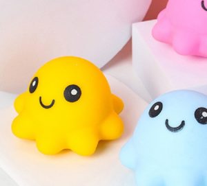 0459 *Pulpo Squishy* (8x7 cm.) 4 Colores Diferentes. INDIVIDUAL. - Imagen 4