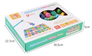 8484 *Juego de Pesca Alfanumérico* (30.5x22.7x5 cm.) 1 Tablero + 38 Pcs. - Imagen 7