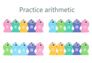 8484 *Juego de Pesca Alfanumérico* (30.5x22.7x5 cm.) 1 Tablero + 38 Pcs. - Imagen 4