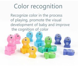 8484 *Juego de Pesca Alfanumérico* (30.5x22.7x5 cm.) 1 Tablero + 38 Pcs. - Imagen 5