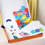 8634 *Escribe, Lee y Forma Palabras* (25x21x3.2 cm.) 26 Tarj. p/Formar Palabras +26 Tarj. p/Escribir +52 Letras + Plumón. - Imagen 4