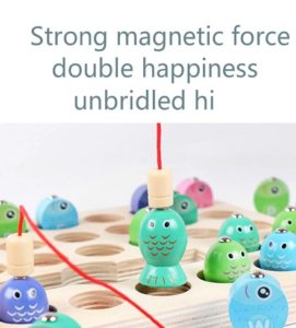 8484 *Juego de Pesca Alfanumérico* (30.5x22.7x5 cm.) 1 Tablero + 38 Pcs. - Imagen 3