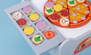 8444 *Horno de Pizza Magnética en Madera* (25.5x19.7x11.5 cm.) 30 Pcs. - Imagen 5