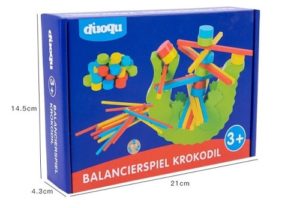 8354 *Balanza Cocodrilo de Madera* (21x14.5x4.3 cm.) 67 Pcs. - Imagen 4