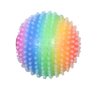 0475-12 *CALA c/12 Pelotas c/Texturas Arcoíris* (7 cm.)