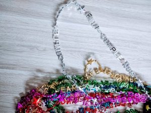 0824 *Collar FELIZ CUMPLEAÑOS* (70 cm.) 12 Pcs. - Imagen 3