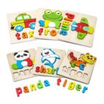 1496 *Rompecabezas d/Madera para Formas Palabras* (15x18 cm.) 20 Diferentes. - Imagen 4