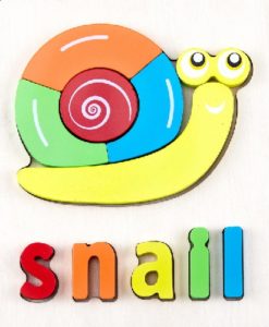 1496 *Rompecabezas d/Madera para Formas Palabras* (15x18 cm.) 20 Diferentes. - Imagen 9