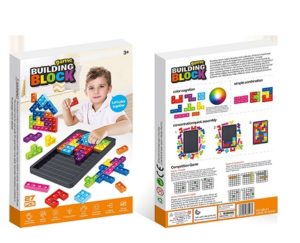 1188 *Building Block,s - Tetris - POPIT* (25x16.7x1.8 cm.) 27 Blocks + Tablero. - Imagen 7