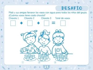 3050 *Matemáticas Preescolar Medio* (28x21.5 cm.) 64 Pág. - Imagen 2