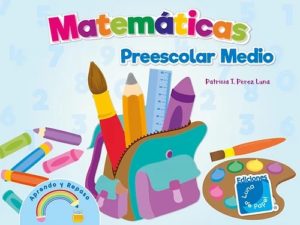 3050 *Matemáticas Preescolar Medio* (28x21.5 cm.) 64 Pág.