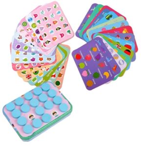 0014 *MEMORAMA MAGNÉTICO e/Caja Metálica* (17x12.3 cm.) 15 Tableros Dobles Intercambiables +20 Fichas. - Imagen 5