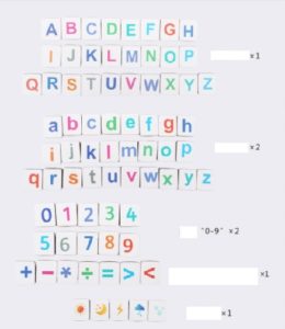 0024 *ABC LETRAS Forma Palabras Magnético con Imágenes* (17x12x3 cm.) 1 ABC Mayúsculas+2 ABC Minúsculas + 2 Juegos de Números 0-9 + Signos +60 Imágenes. - Imagen 11