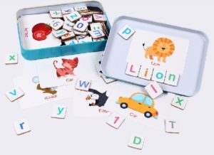 0024 *ABC LETRAS Forma Palabras Magnético con Imágenes* (17x12x3 cm.) 1 ABC Mayúsculas+2 ABC Minúsculas + 2 Juegos de Números 0-9 + Signos +60 Imágenes. - Imagen 7