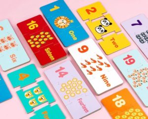 0044 *Números al 20 Matching Puzzle* (20x20 cm.) 60 Pcs. - Imagen 2