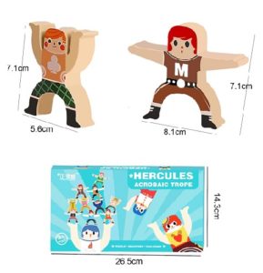 0064 *Hércules Acróbatas de Equilibrio Numéricos* (26.5x14.3 cm.) 21 Pcs. - Imagen 3