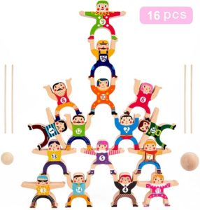 0064 *Hércules Acróbatas de Equilibrio Numéricos* (26.5x14.3 cm.) 21 Pcs. - Imagen 4