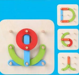 0084 *Tablero Digital Montessori p/Formar Letras* (20x18 cm.) 27 Pcs. - Imagen 6