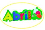 0169 *Letrero ABRIL en FOAMY* (50x20 cm.)