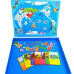 9764 *Planisferio Magnético* (37x29 cm.) 1 Tablero+1 Plumón+ 34 Figuras+22 Tarjetas Dobles+42 Letras y Números Magnéticos. - Imagen 3