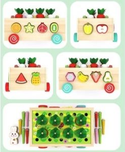 9794 *Carrito Magnético de Habilidades Finas y Clasificador d/Formas* (24x16.5 cm.) 32 Pcs. - Imagen 6