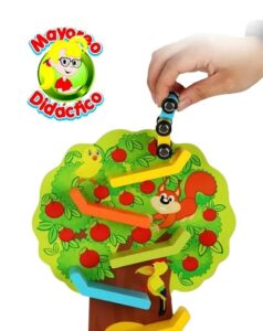 9834 *ÁRBOL DE CARRERAS* (37.5x15.2 cm.) Árbol + 4 Carritos. - Imagen 3