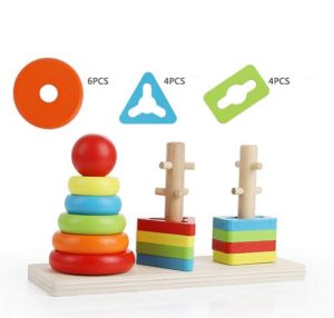 2284 *Rainbow Three Column Tower* (22.5 x 7 cm.) 2 Diferentes - Modelo TRIÁNGULO - Imagen 4