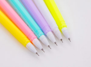 183824 *Caja c/24 Plumas de FLAUTA* (20cm.) 4 Colores. - Imagen 3