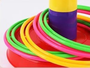 0480 *AROS PARA LANZAR de Colores* (13 cm.) 10 Pcs. - Imagen 2