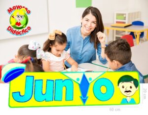 0122 *Letrero JUNIO en FOAMY * (20x60 cm.) - Imagen 2